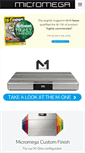 Mobile Screenshot of micromega.com